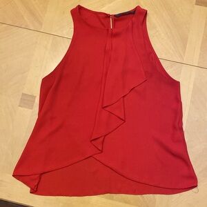 Red Zara Flowy Top
